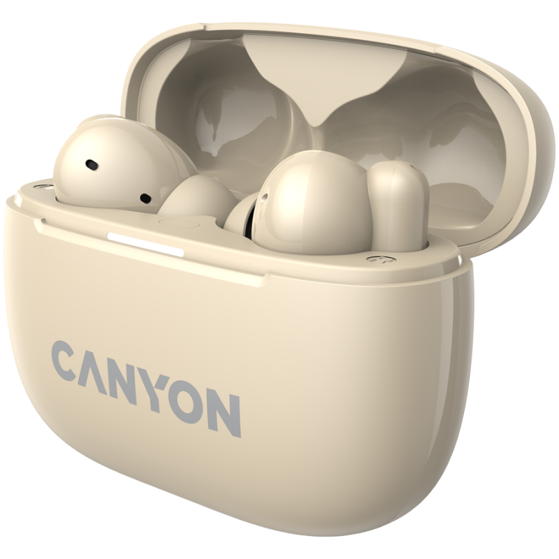 CANYON OnGo TWS-10 ANC+ENC, Bluetooth Headset, microphone, BT v5.3 BT8922F, Frequence Response:20Hz-20kHz, battery Earbud 40mAh*2+Charging