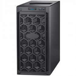 Dell PowerEdge T140 Tower Server,Intel Xeon E-2234 3.6GHz(4C/8T),16GB(1X16)2666MT/s DDR4 ECC UDIMM,1TB 7.2K RPM SATA(up to 4 Cabled 3.5"" Cabled HDD),PERC H330, DVD+/-RW,iDRAC9 Basic,3Yr NBD