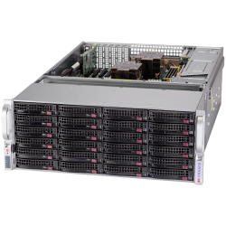 Supermicro assembled server based on SYS-640P-E1CR36H, 2x ICX 4310 CPU, 4x 16GB DDR4-3200, 6x HDD, 3.5",SATA, 20TB, 7.2K,512E,Enterpris, 2x SSD 2.5" SATA 960GB, AOC-S25G-M2S-O, AOM-TPM-9670V-O