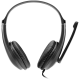 CANYON CHSU-1 basic PC headset with microphone, USB plug, leather pads, Flat cable length 2.0m, 160*60*160mm, 0.13kg, Black;, CNS-CHSU1B