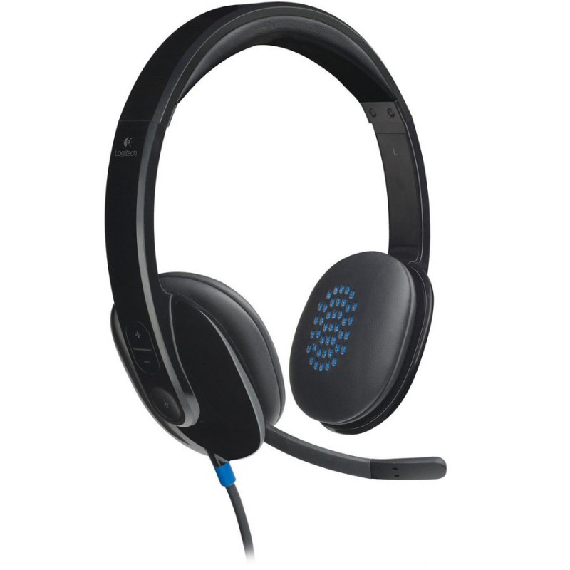 LOGITECH Corded USB Headset H540 - USB – EMEA, 981-000480