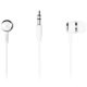 CANYON Stereo earphones with microphone, White-CNE-CEPM01W