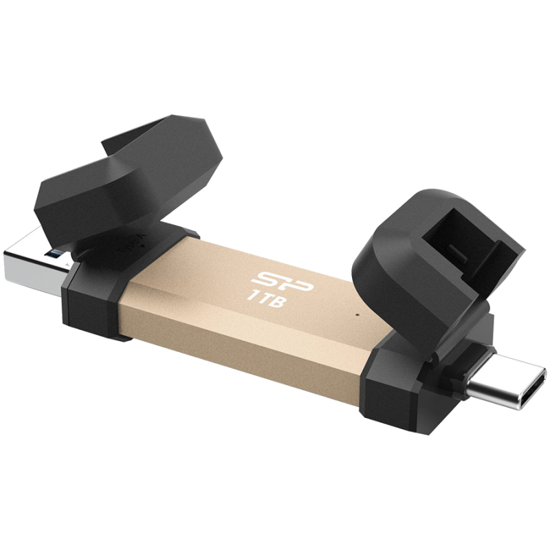Silicon Power UC3S72 1TB, USB3.2 Gen2,DS72,Gold, SP001TBUC3S72VPG