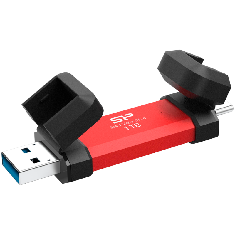 Silicon Power UC3S72 1TB, USB3.2 Gen2,DS72, Red, SP001TBUC3S72VPR