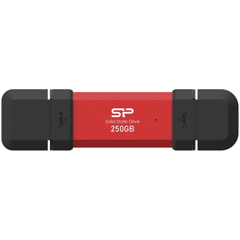 Silicon Power UC3S72 250GB, USB3.2 Gen2,DS72,Red, SP250GBUC3S72VPR