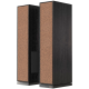 F&D T-68X 2.0 Floorstanding Speakers, 140W RMS ( 70Wx2), 1'' Tweeter + 4'' Speakers + 8'' Subwoofer for each channel, BT 5.3/Optical/COAXIAL/AUX/USB/Karaoke function/LED Display/Remote control/Microphone/Wooden, Touch buttons, Black