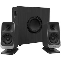Klipsch ProMedia Lumina 2.1 Gaming Audio System with Subwoofer and LED Lighting Effects Built-in, Black
