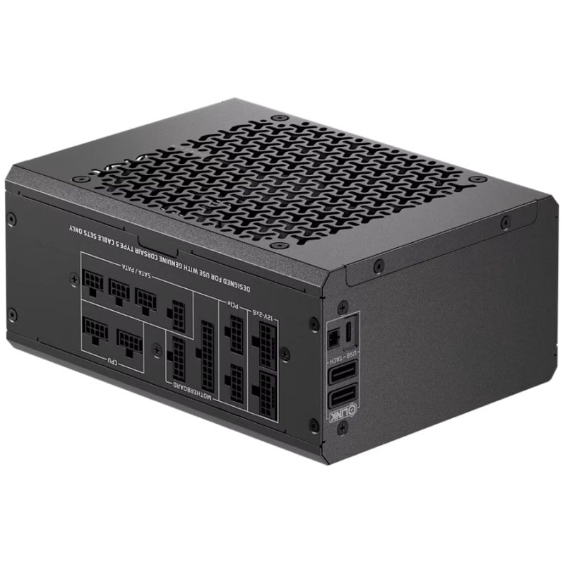 CORSAIR iCUE LINK HXi SHIFT Series, iCUE LINK HX1500i SHIFT, 1500 Watt, Cybenetics Platinum, Fully Modular, Power Supply, C20 Version