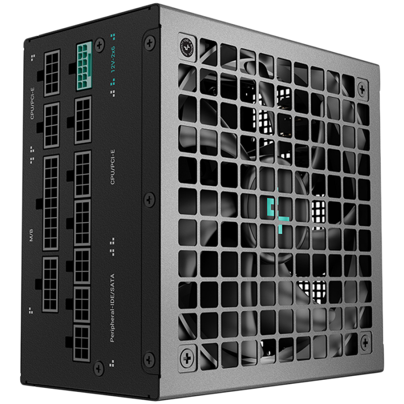 DeepCool Gamer Storm, PN1000-M, 1000W, 80 Plus GOLD, ATX12V V3.1, Japanese Capacitors, Fully Modular, Black Sleeved Cables, Hydro Bearing 120mm Fan, OPP/OVP/SCP/OTP/OCP/UVP/SIP/NLO, R-PNA00M-FC0B-JGEU, 10Y
