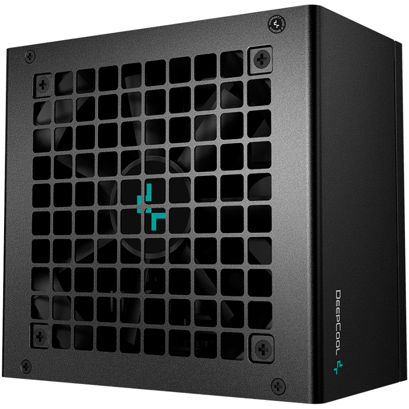 DeepCool PQ850M, 850W, 80 Plus GOLD, Full Japan Electrolytic Capacitors, Fully Modular, Flat Black Cables, 120mm FDB Fan, Fanless Mode