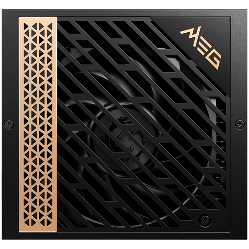 MSI MEG Ai1300P PCIE5, 1300W, 80 Plus Platinum, ATX Form Factor, 100~240 Vac Input Voltage, 50Hz ~ 60Hz Input Frequency, 120 mm Fan, 160