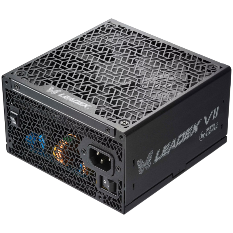 Super Flower Leadex VII Platinum 1200W ATX 3.0, 80 Plus Platinum, Fully Modular, Compact 150mm Size, 140mm F.D.B Fan, 5 year warranty