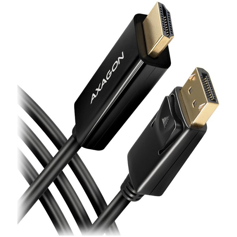 AXAGON RVD-HI14C2 DisplayPort > HDMI 1.4 cable 1.8m 4K/30Hz, RVD-HI14C2