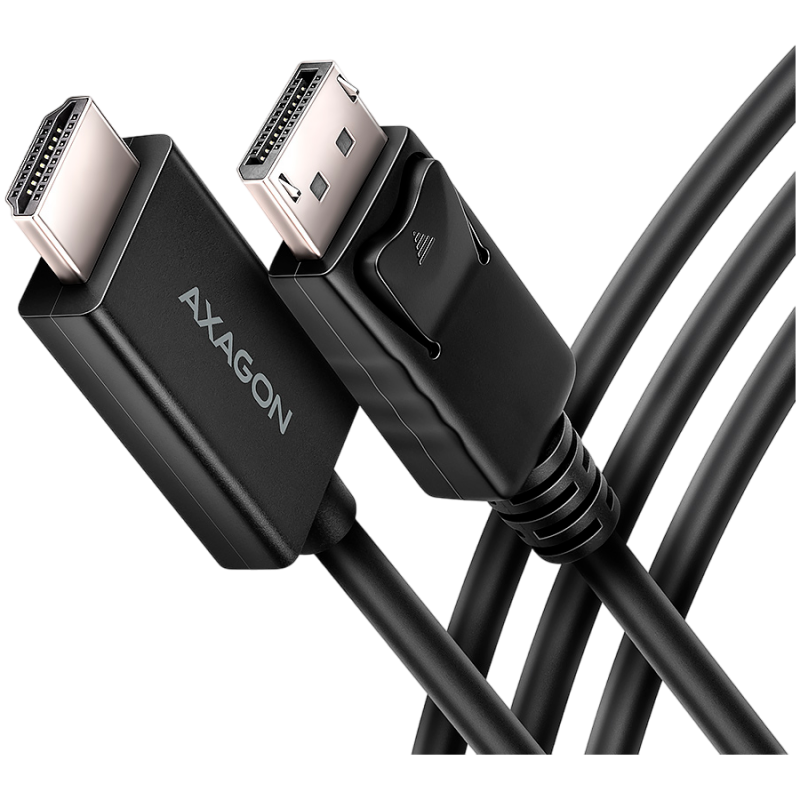 AXAGON RVD-HI20C2 DisplayPort - HDMI 2.0 cable 1.8m 4K/60Hz, RVD-HI20C2
