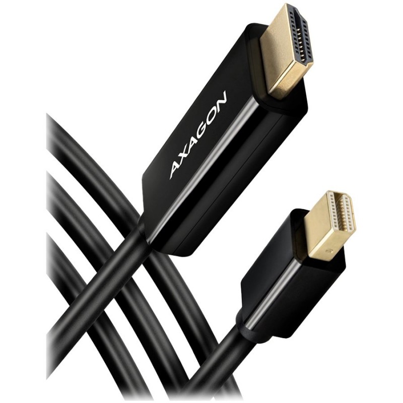 AXAGON RVDM-HI14C2 Mini DP > HDMI 1.4 cable 1.8m 4K/30Hz, RVDM-HI14C2