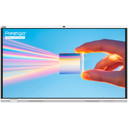 PRESTIGIO SOLUTIONS Multiboard 86'' Prism, Android 14, Google EDLA, AI Camera, 8/128GB, 50TP