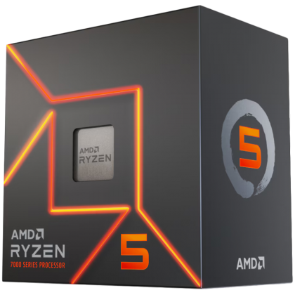 AMD CPU Desktop Ryzen 5 6C/12T 7500 (5.0GHz,38MB,65W,AM5) tray