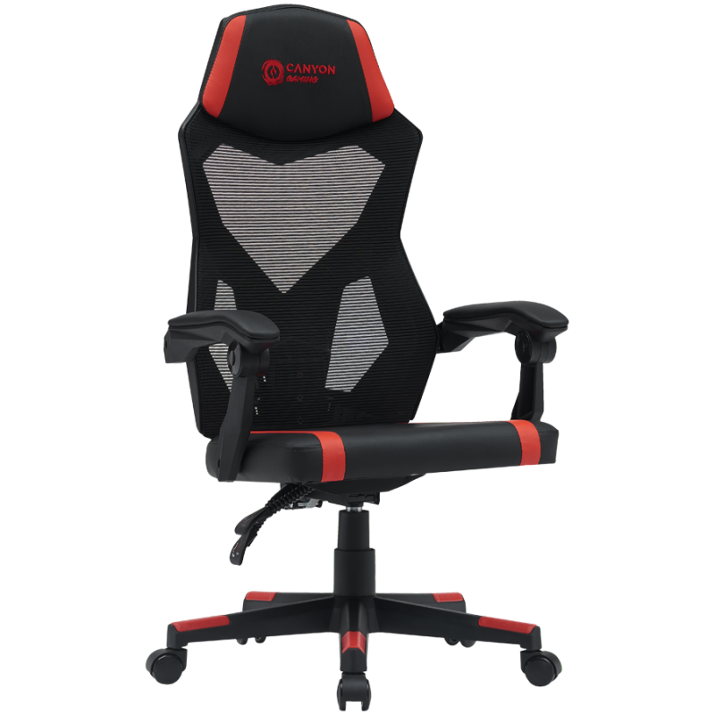 CANYON gaming chair Flow MCH01 Mesh Black Red, CNE-MCH01R