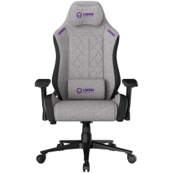 LORGAR CHA41, Ergonomic Gaming Chair Advanced, premium anti-stain fabric, Grey