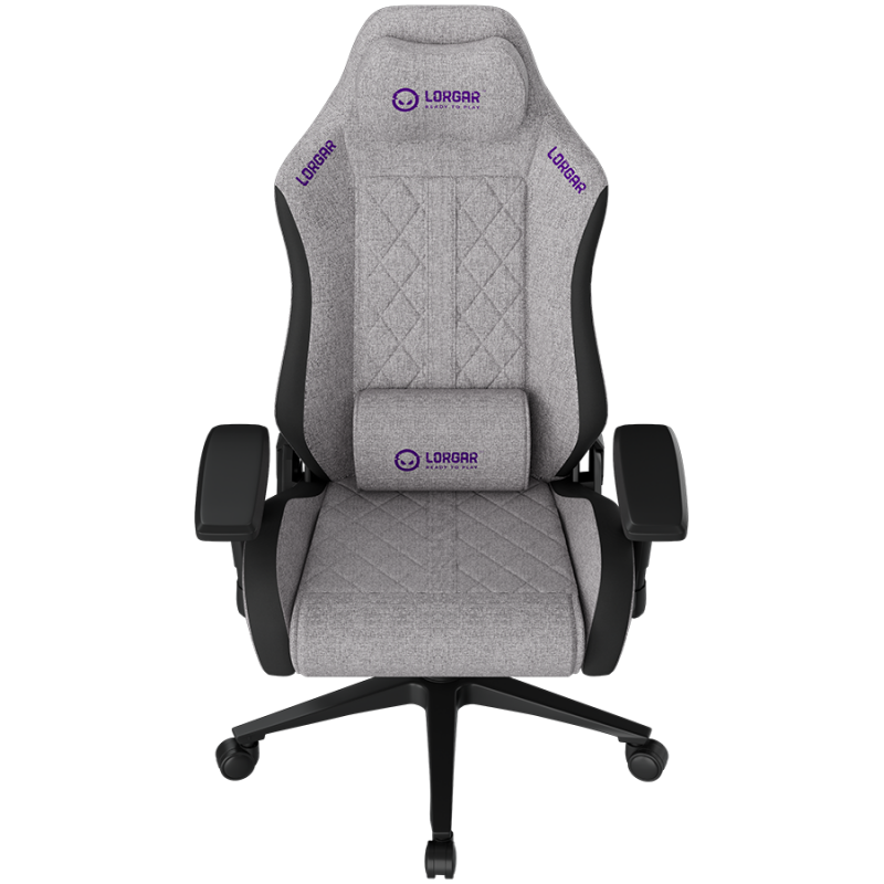 LORGAR CHA41, Ergonomic Gaming Chair Advanced, premium anti-stain fabric, Grey