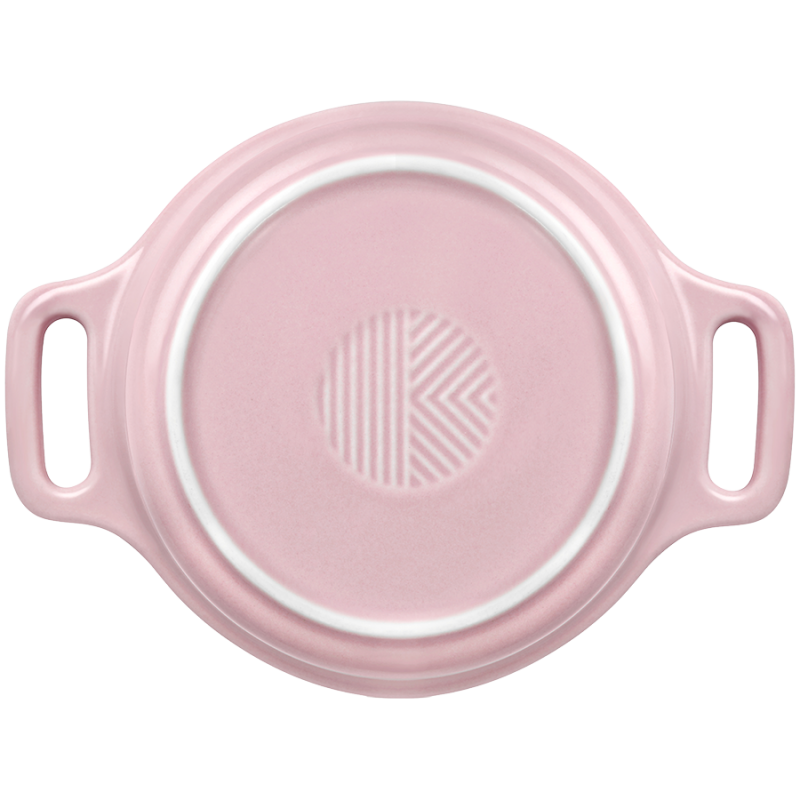 BUYDEEM Ceramic Mini Cocotte, model CT1002, color Pale Dogwood