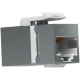 Ubiquiti UniFi UACC-Keystone-Jack-C6A Toolless keystone for terminating a Cat6A Ethernet jack without the use of a punch-down or crimping tool, (12) Keystone Jacks per pack