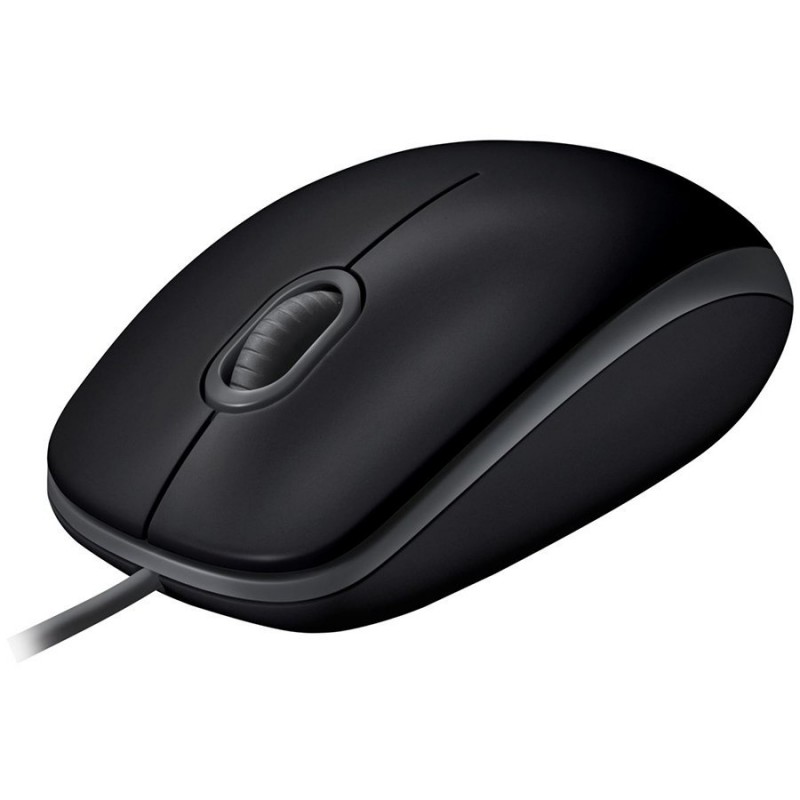 LOGITECH B110 Silent - BLACK - USB - EMEA - B110S 20PK-910-005508