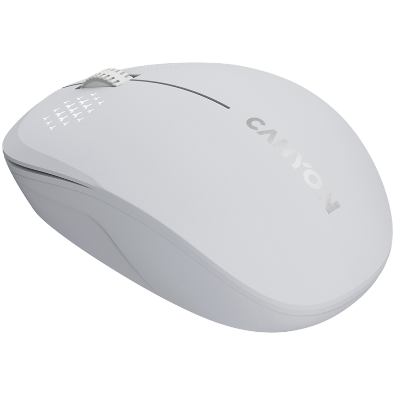 CANYON MW-04, Bluetooth Wireless optical mouse with 3 buttons, DPI 1200 , with1pc AA canyon turbo Alkaline battery,White, 103*61*38.5mm