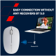 CANYON MW-04, Bluetooth Wireless optical mouse with 3 buttons, DPI 1200 , with1pc AA canyon turbo Alkaline battery,White, 103*61*38.5mm
