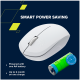 CANYON MW-04, Bluetooth Wireless optical mouse with 3 buttons, DPI 1200 , with1pc AA canyon turbo Alkaline battery,White, 103*61*38.5mm