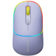 CANYON MW-22, 2 in 1 Wireless optical mouse with 4 buttons, DPI 800/1200/1600, 2 mode(BT/ 2.4GHz), 650mAh Li-poly battery, RGB backlight