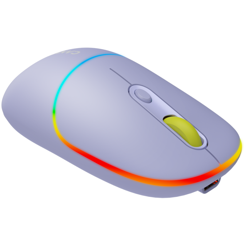 CANYON MW-22, 2 in 1 Wireless optical mouse with 4 buttons, DPI 800/1200/1600, 2 mode(BT/ 2.4GHz), 650mAh Li-poly battery, RGB backlight