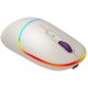 CANYON MW-22, 2 in 1 Wireless optical mouse with 4 buttons, DPI 800/1200/1600, 2 mode(BT/ 2.4GHz), 650mAh Li-poly battery, RGB backlight