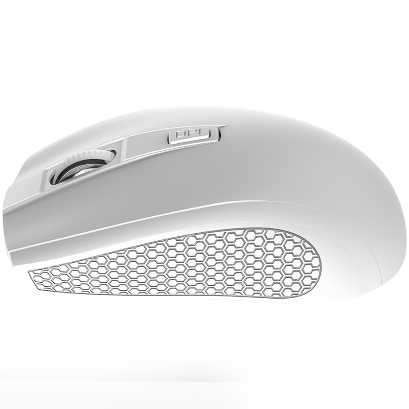 CANYON MW-7, 2.4Ghz wireless mouse, 6 buttons, DPI 800/1200/1600, with 1 AA battery ,size 110*60*37mm,58g,white, CNE-CMSW07W