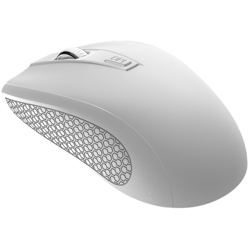 CANYON MW-7, 2.4Ghz wireless mouse, 6 buttons, DPI 800/1200/1600, with 1 AA battery ,size 110*60*37mm,58g,white, CNE-CMSW07W