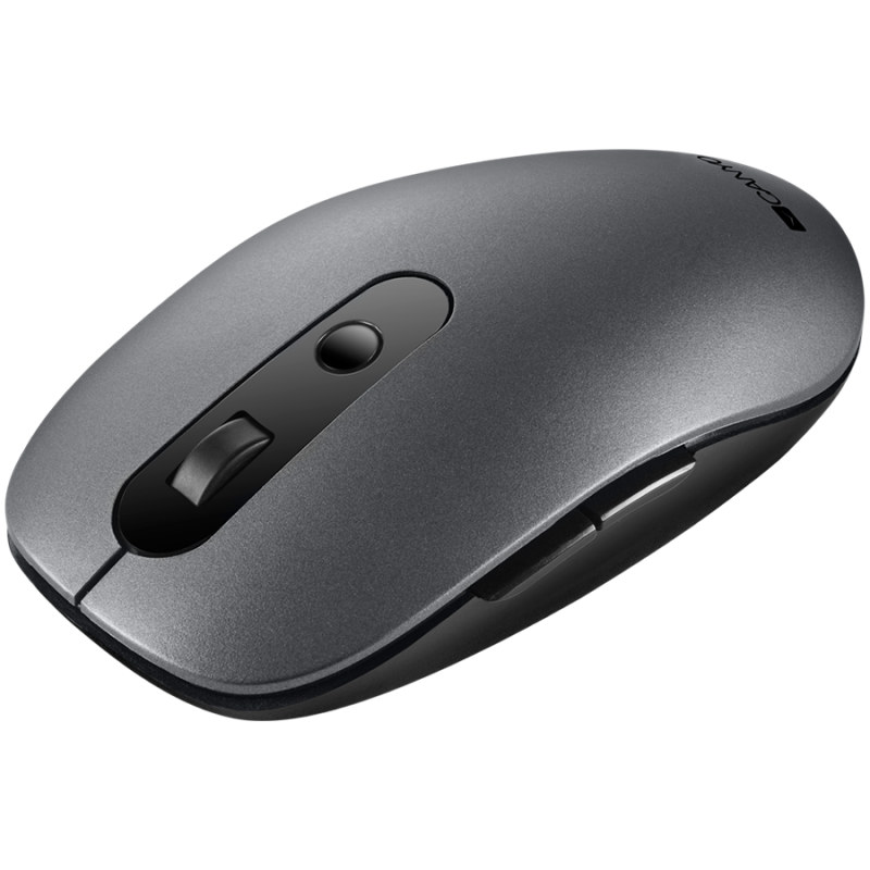Canyon 2 in 1 Wireless optical mouse with 6 buttons, DPI 800/1000/1200/1500, 2 mode(BT/ 2.4GHz), Battery AA*1pcs, Grey, 65.4*112.25*32.3mm, 0.092kg-CNS-CMSW09DG