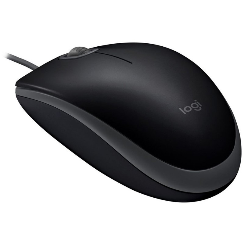 LOGITECH B110 Silent - BLACK - USB - EMEA - B110S 20PK-910-005508
