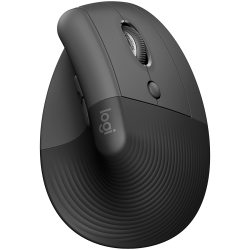 LOGITECH Lift Vertical Ergonomic Mouse - GRAPHITE / BLACK - 2.4GHZ/BT - EMEA - ON+OFFLINE,B2C