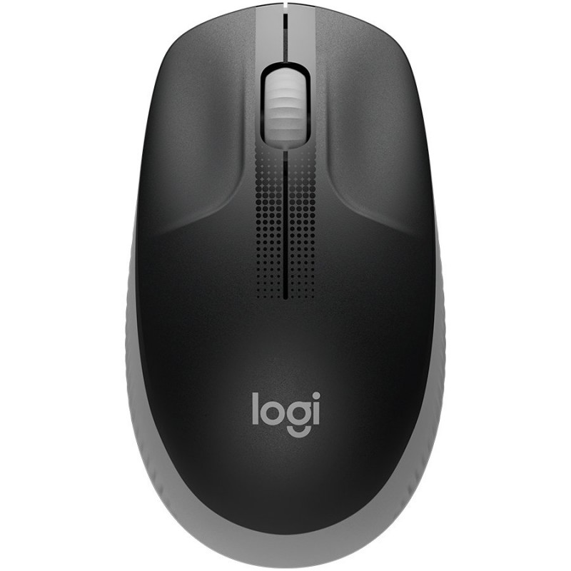 LOGITECH M190 Full-size wireless mouse - MID GREY - 2.4GHZ - EMEA - M190-910-005906