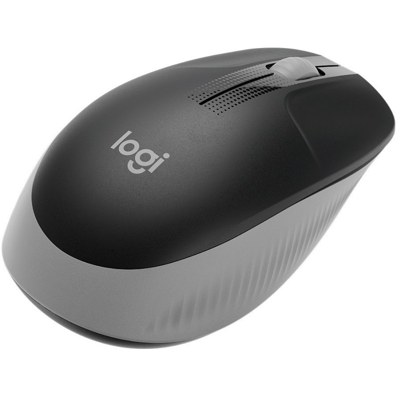 LOGITECH M190 Full-size wireless mouse - MID GREY - 2.4GHZ - EMEA - M190-910-005906