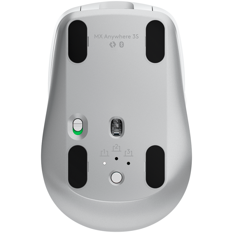 LOGITECH MX Anywhere 3S - PALE GREY - 2.4GHZ/BT, 910-006930
