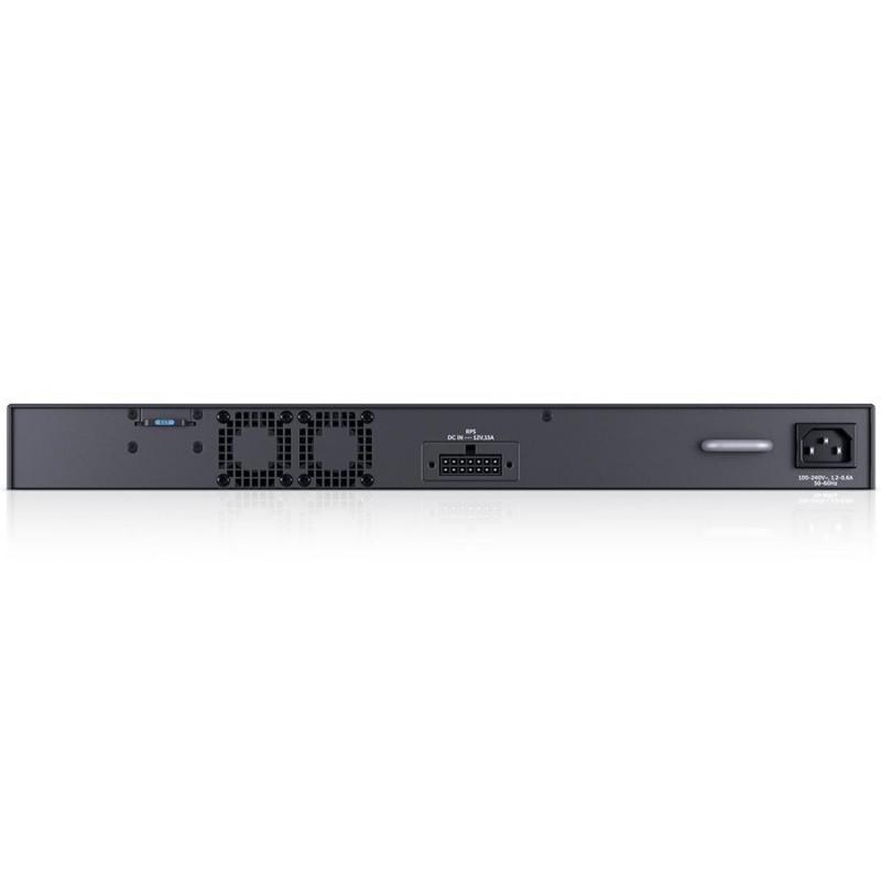 Dell Networking N1524, 24x 1GbE + 4x 10GbE SFP+ fixed ports, Stacking, IO to PSU airflow, AC-210-AEVX-14