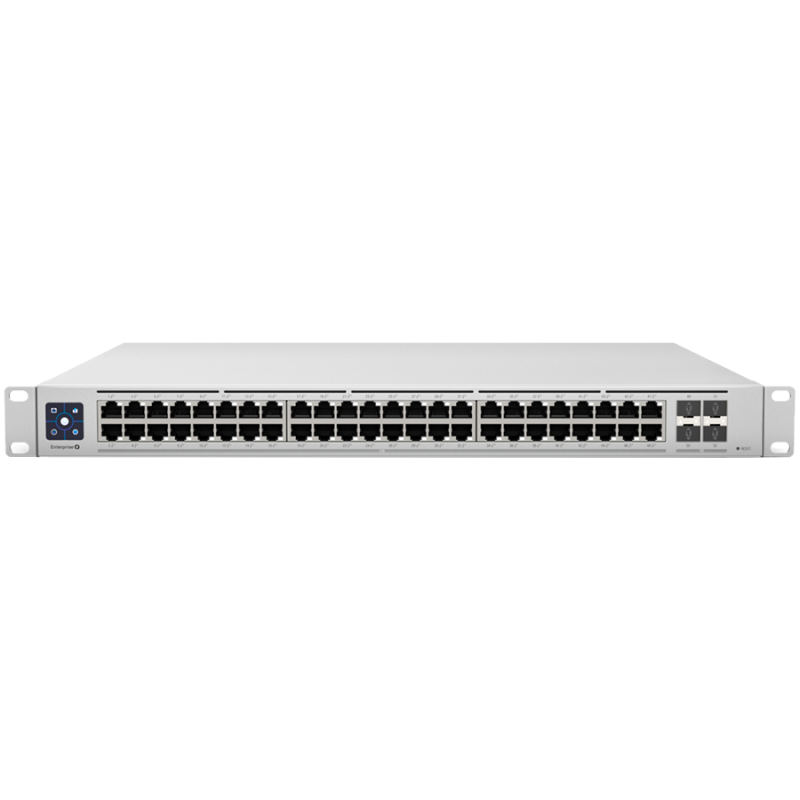 Ubiquiti Enterprise Layer 3, PoE switch with (48) 2.5GbE, 802.3at PoE+ RJ45 ports and (4) 10G SFP+ ports, USW-ENTERPRISE-48-POE-EU