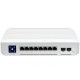 Ubiquiti Enterprise Layer 3, PoE switch with (8) 2.5GbE, 802.3at PoE+ RJ45 ports and (2) 10G SFP+ ports, USW-ENTERPRISE-8-POE-EU