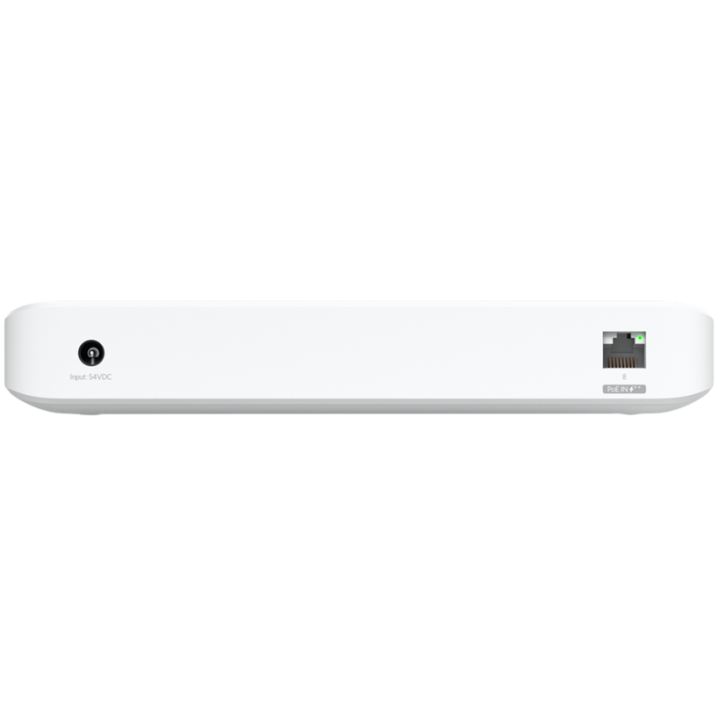 Ubiquiti USW-Ultra-210W-EU compact, Layer 2, 8-port GbE PoE switch with versatile mounting options, 7x GbE PoE+ output ports, GbE port with