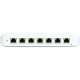 Ubiquiti USW-Ultra-60W Layer 2, 8-port GbE PoE switch: 7x GbE PoE+ output ports, GbE port with optional PoE++ input, USW-ULTRA-60W-EU