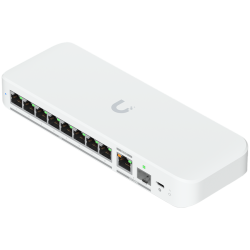 Ubiquiti switch USW-Flex-2.5G-8-EU 8-port 2.5 GbE ports, 10 GbE PoE+ input port for power / SFP+ port combo