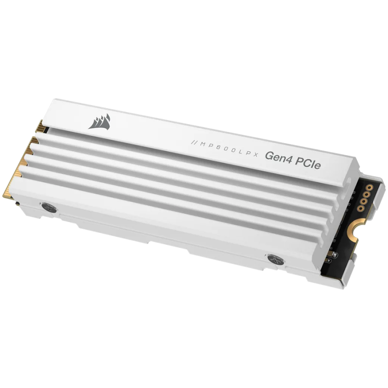 Corsair MP600 PRO LPX 2TB M.2 NVMe PCIe Gen. 4 x4 SSD (white), EAN: 0840006692133, CSSD-F2000GBMP600PLPW