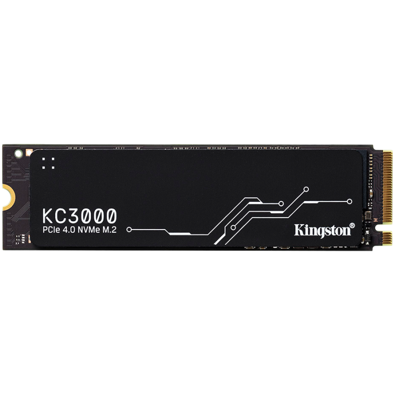 KINGSTON KC3000 512GB SSD, M.2 2280, PCIe 4.0 NVMe, Read/Write 7000/3900MB/s, Random Read/Write: 450K/900K IOPS, SKC3000S/512G
