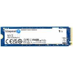Kingston SSD 1TB NV3 M.2 2280 PCIe 4.0 NVMe SSD , EAN: 740617344790
